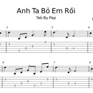 Bản nhạc - Anh Ta Bỏ Em Rồi Lyrics - Piano