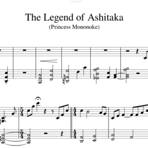 Bản Nhạc - Ashitaka - Piano