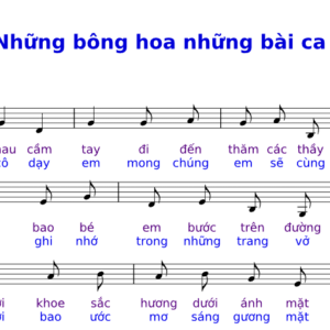 Bản Nhạc - Bai Hat Nhung Bong Hoa Nhung Bai Ca - Piano