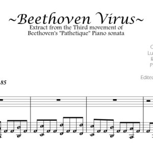 Bản Nhạc - Beethoven Virus - Piano