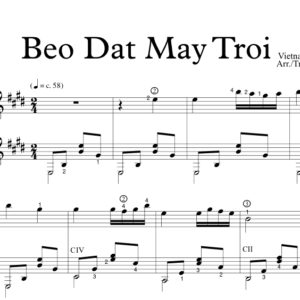 Bản Nhạc - Bèo Dạt Mây Trôi - Piano