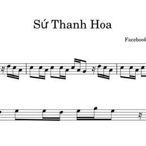Bản Nhạc - Cảm Âm Sứ Thanh Hoa - Piano