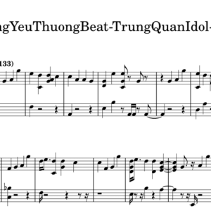 Bản Nhạc - Cánh Đồng Yêu Thương Lyric - Piano