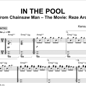 Bản Nhạc - Chainsaw Man Reze - Piano