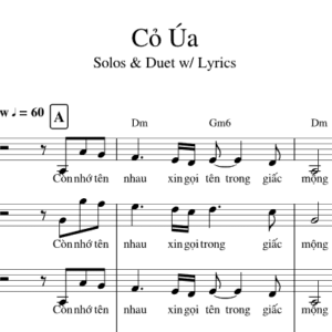 Bản Nhạc - Cỏ Úa - Piano