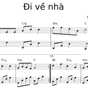 Bản Nhạc - Đi Về Nhà Download - Piano
