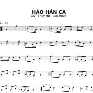 Bản Nhạc - Hảo Hán Ca Sheet Piano