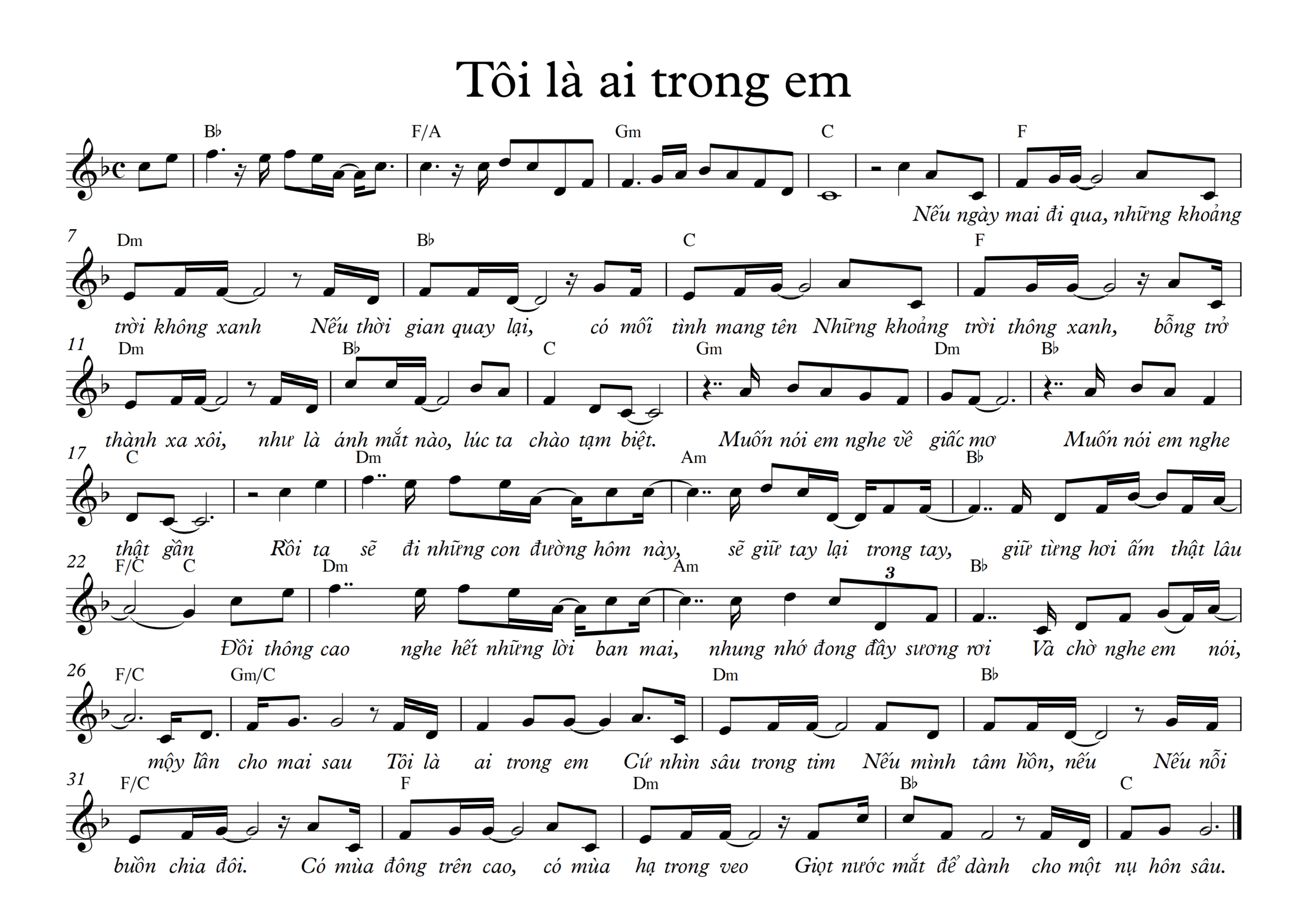 Làm Thế Nào Để Chơi Hợp Âm “Tôi Là Ai Trong Em” Dễ Hiểu Và Chuẩn Nhịp