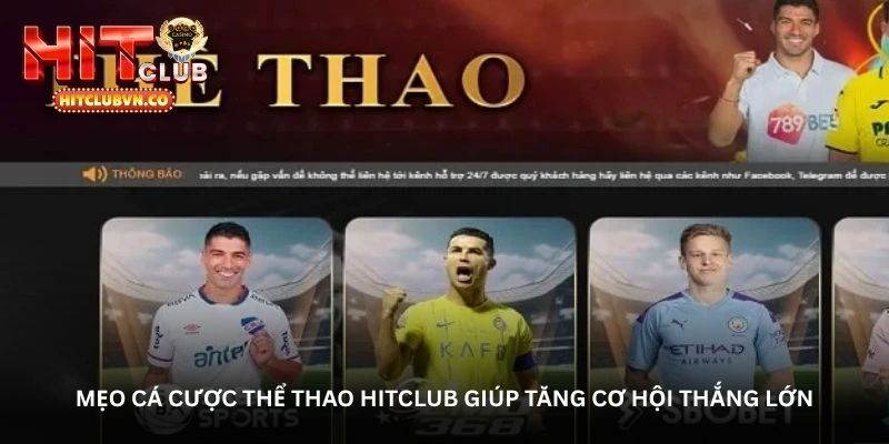 Mẹo cá cược Thể thao Hitclub giúp tăng cơ hội thắng lớn