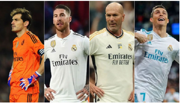 Một số biệt danh của Real Madrid gắn liền với từng thế hệ cầu thủ nổi bật