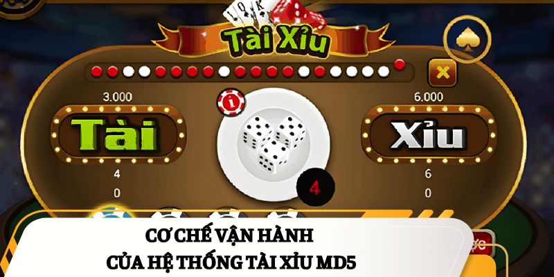 Cơ chế vận hành của hệ thống tài xỉu MD5