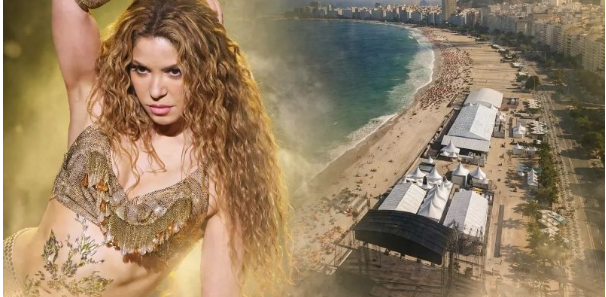 Shakira trình diễn ca khúc Dai Dai tại lễ khai mạc 