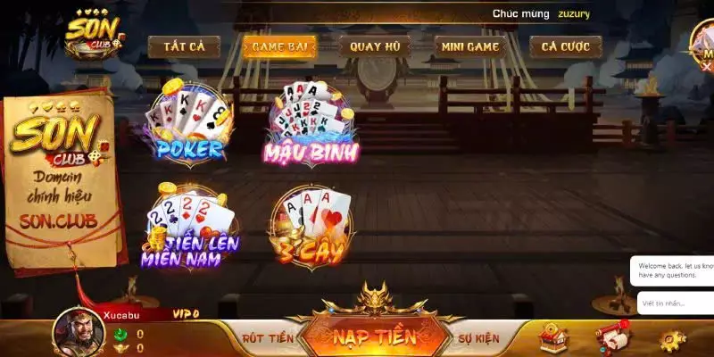 Sản phẩm cá cược Sonclub hấp dẫn, khuyến mãi khủng