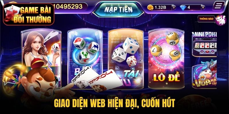 Giao diện web hiện đại, cuốn hút