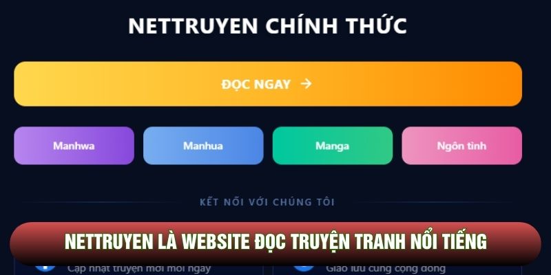 Nettruyen là website đọc truyện tranh nổi tiếng