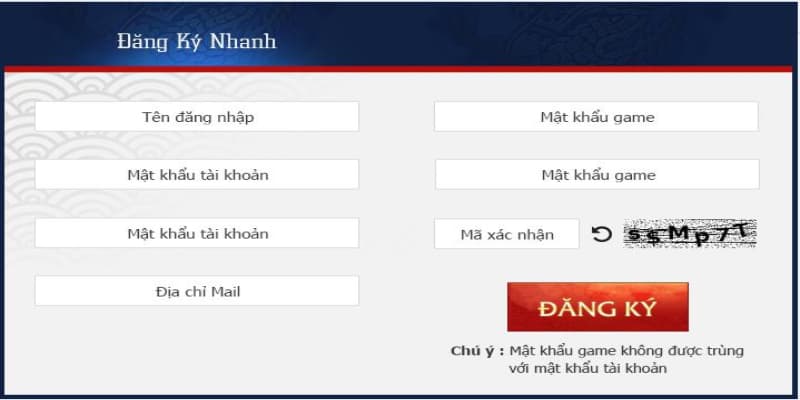 Những thông tin cần chuẩn bị trước khi đăng ký tài khoản game