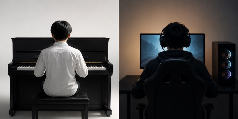 Game và piano phù hợp với nhiều nhóm tuổi khác nhau