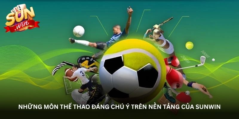 Những môn thể thao đáng chú ý trên nền tảng của Sunwin