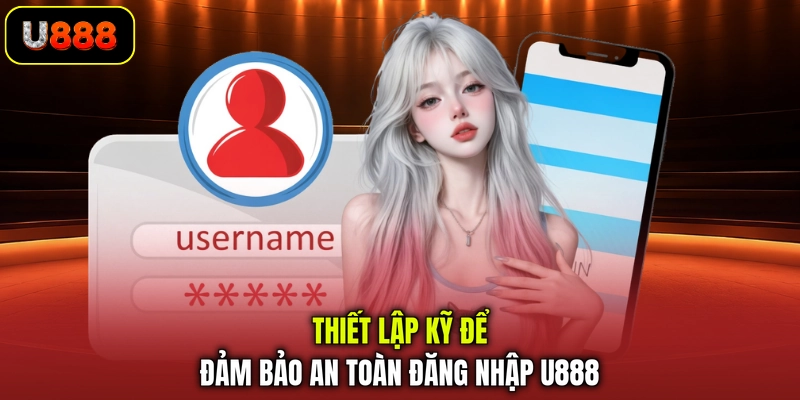 Thiết lập kỹ để đảm bảo an toàn đăng nhập U888