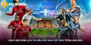 Cách vào xem lịch thi đấu kèo nhà cái theo từng giải đấu