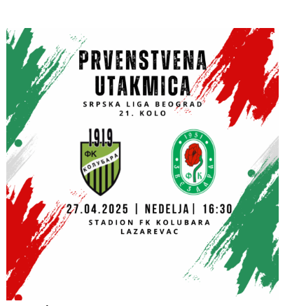 Trận đấu tại giải Srpska Liga Beograd của Serbia