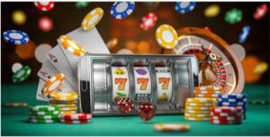 Minh họa hiệu ứng suýt thắng trên các cuộn game slot