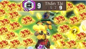 Minh họa cơ chế nổ hũ Thần Tài trong ĐTCL