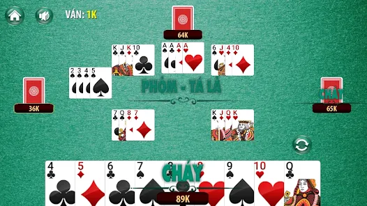 Phỏm V79 tạo thế bài qua phỏm ngang, phỏm dọc và những quân bài rác