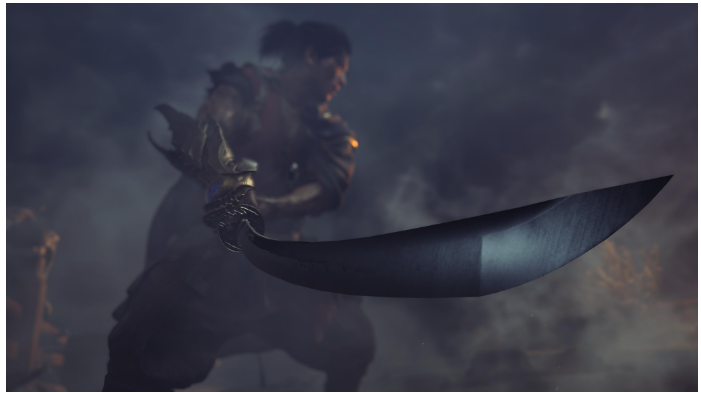 Trận đấu boss thể hiện đặc trưng của game Soulslike