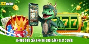 Những điều cần nhớ khi chơi sảnh slot 32WIN