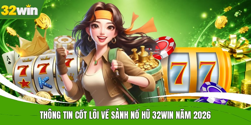 Thông tin cốt lõi về sảnh nổ hũ 32WIN năm 2026